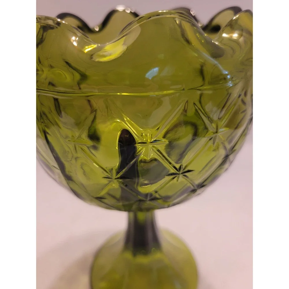 Vintage Glass Candy‎ Dish 8